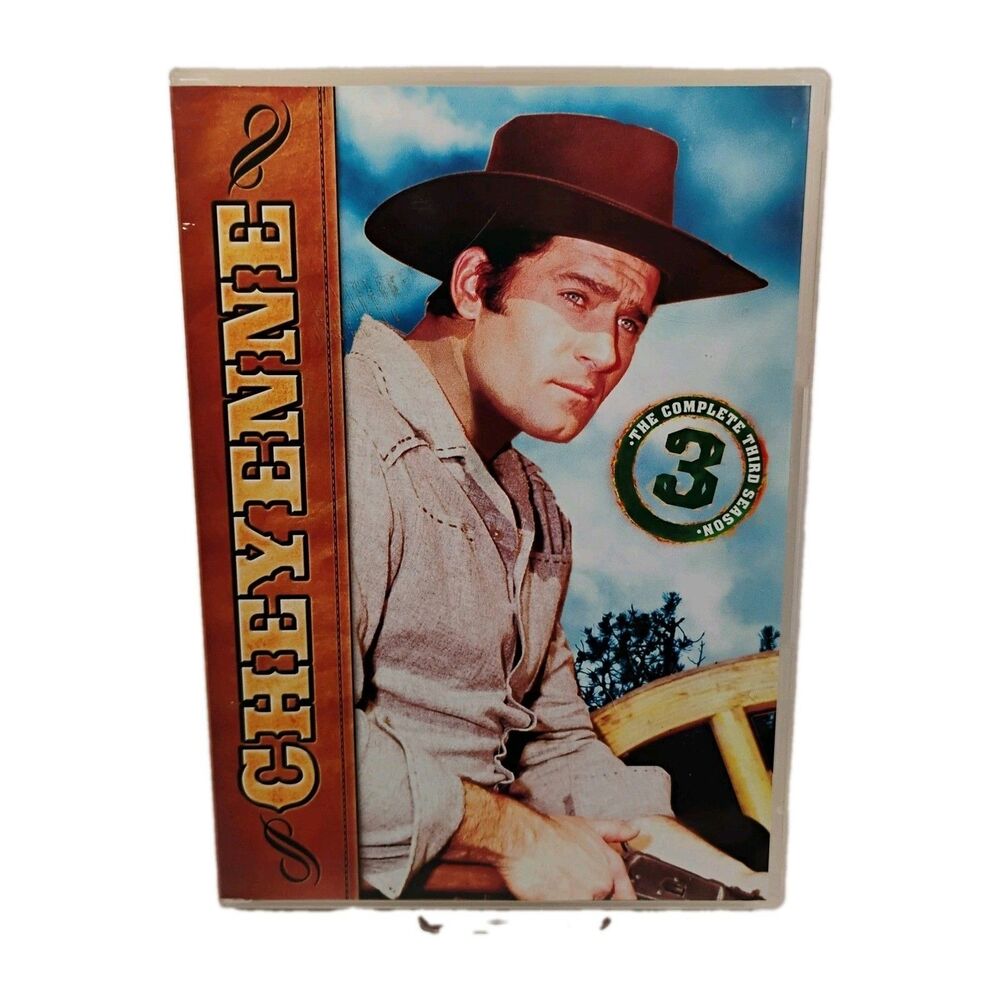 Cheyenne Season 3 DVD Set OOP Clint Walker HTF Classic 1950s Western Series